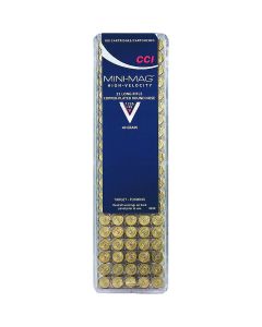 CCI HS Mini-Mag .22 LR 40 Grain Copper-Plated Round Nose Rimfire Ammunition