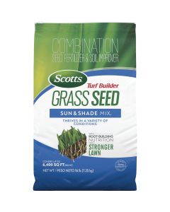 Scotts Turf Builder 16 Lb. 1330 Sq. Ft. Sun & Shade Mix Grass Seed