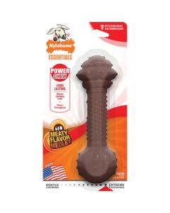 Nylabone Essentials Power Chew Barbell Medium Dog Toy