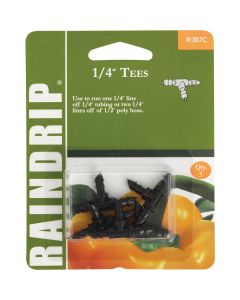 Raindrip 1/4 In. Barb x 1/4 In. Barb Tee (5-Pack)