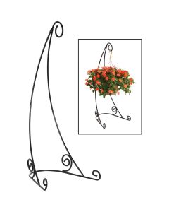 Best Garden 40 In. H. Black Steel Plant Hanger Stand