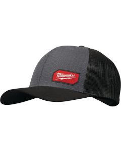 Milwaukee GridIron Snapback Gray Trucker Hat