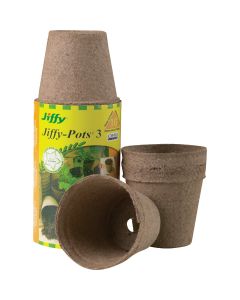 Jiffy 3 In. W. Round Peat Pot (10-Pack)