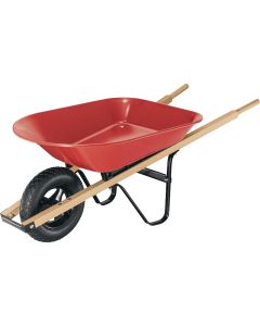 Truper 4 Cu. Ft. Steel Wheelbarrow