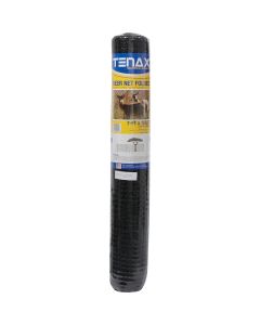 Tenax Deer Net 7 Ft. H. x 100 Ft. L. Polypropylene Deer Fence, Black