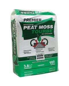 Premier 62 Lb. 3.8 Cu. Ft. Compressed Bale Sphagnum Peat Moss