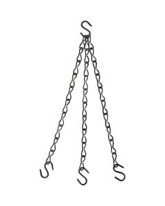 National V2663 18 In. Black Metal Hanging Plant Extension Chain