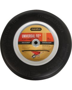 Marathon 14.5 In. Universal Flat Free Wheelbarrow Wheel