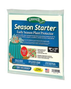 Gardeneer Season Starter 18 In. L. x 17 In. W. Plastic Plant Protector