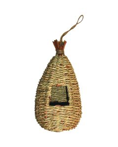 Gardman 11 In. H. x 6 In. Dia. Natural Rope Teardrop Bird House