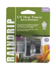 Raindrip 3/4 In. Hose/Hose Anti-Siphon