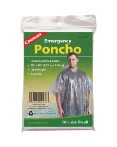 Coghlans 50 In. x 80 In. Emergency Rain Poncho