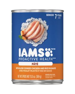 IAMS Proactive Health Chicken & Rice Pate Senior Dog Food, 13 Oz.