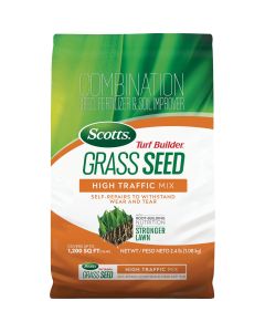 Scotts Turf Builder 2.4 Lb. 200 Sq. Ft. High Traffic Mix Grass Seed