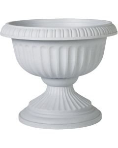 Novelty 18 In. W. x 14.5 In. H. x 18 In. L. Poly Stone Urn