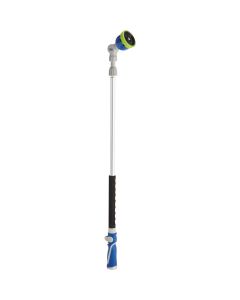 Best Garden 34 In. to 55 In. 9-Pattern Telescoping Water Wand, Blue & Gray