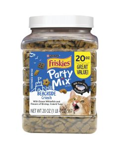 Purina Party Mix Beachside-Shrimp, Crab, & Tuna 20 Oz. Cat Treat