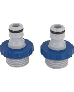 2pc Male Quick Connector