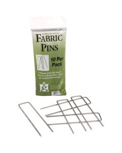 Master Gardner Steel 4.5 In. Landscape Fabric Pins (10-Pack)