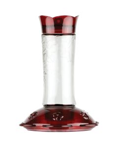 Nature's Way 15.6 Oz. Glass & Plastic Hummingbird Feeder