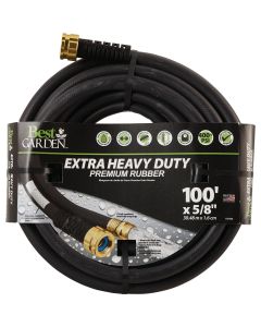 Best Garden 5/8 In. Dia. x 100 Ft. L. Drinking Water Safe Hot Water Rubber Garden Hose