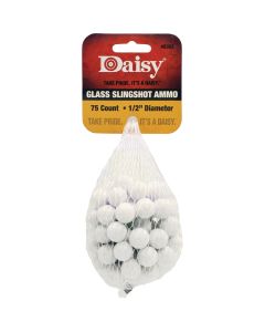 Daisy Glass 1/2 In. Slingshot Ammunition (75-Count)