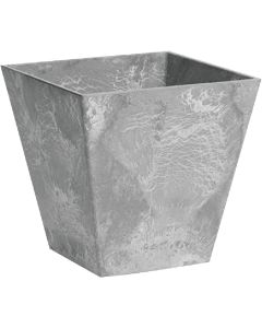 Novelty ArtStone Ella 10 In. W. x 9.75 In. H. x 10 In. L. Gray Resin Planter