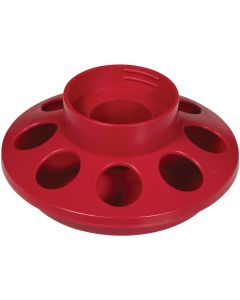 Farm-Tuff 1 Qt. Capacity Polypropylene Poultry Feeder Base