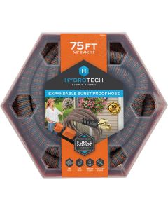 Hydrotech 5/8 In. x 75 Ft. Expandable Burst Proof Hose - Orange