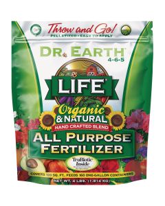 Dr. Earth Life All Purpose 4 Lb. 4-6-5 All Purpose Organic Pelletized Fertilizer