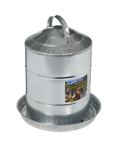 Farm-Tuff 3 Gal. Galvanized Poultry Fountain