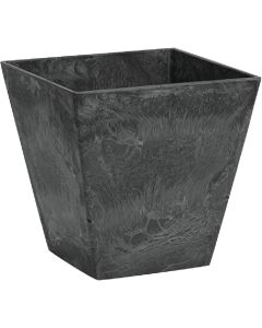 Novelty ArtStone Ella 10 In. W. x 9.75 In. H. x 10 In. L. Black Resin Planter