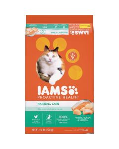 Iams Proactive Health Hairball Care 16 Lb. Chicken & Salmon Flavor Adult Dry Cat Food