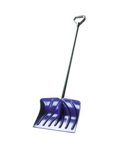 Suncast 18 In. Poly Snow Shovel with 39 In. Steel Handle