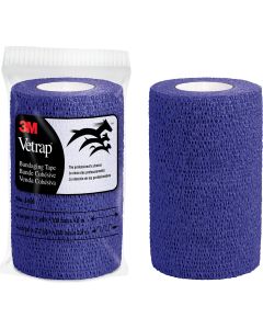 3M Vetrap 4 In. x 5 Yd. Purple Bandaging Wrap