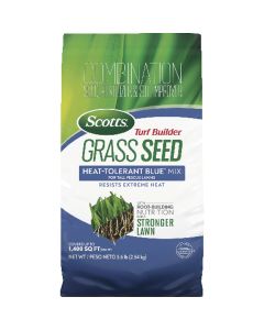 Scotts Turf Builder 5.6 Lb. 465 Sq. Ft. Heat-Tolerant Blue Mix for Tall Fescue Lawns Grass Seed