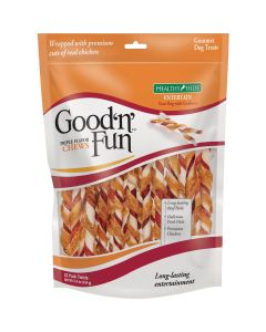 Healthy Hide Good 'n Fun Triple Flavor Twists Pork, Beef, & Chicken Chew (22-Pack)