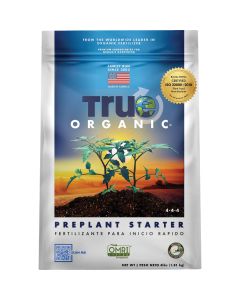 True Organic 4 Lb. 4-4-4 Preplant Starter Dry Plant Food