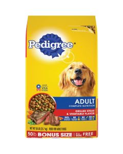 Pedigree Complete Nutrition 50 Lb. Grilled Steak & Vegetable Adult Dry Dog Food