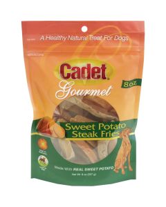 Cadet Gourmet Sweet Potato Steak Fries Dog Treat, 8 Oz.