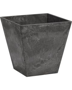 Novelty ArtStone Ella 12 in. W. x 12 in. H. x 12 in. L. x Black Resin Planter