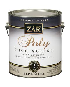 ZAR VOC Semi-Gloss Classic Wood Finish Interior Polyurethane, 1 Gal.