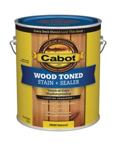 Cabot VOC Wood Toned Deck & Siding Exterior Stain & Sealer, Natural, 1 Gal.