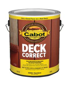 Cabot DeckCorrect Tint Base Wood Deck Resurfacer, 1 Gal.