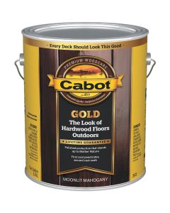 Cabot Gold Exterior Stain, Moonlit Mahagany, 1 Gal.