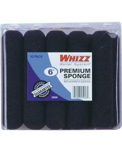 Whizz Roller System 6 In. x 1/4 In. Premium Black Foam Mini Roller Cover (10-Pack)