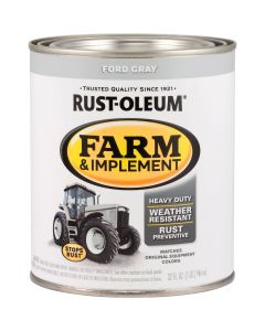 Rust-Oleum 1 Quart Ford Gray Gloss Farm & Implement Enamel