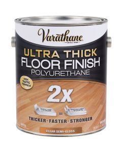 Varathane 1 Gal. Ultra Thick Clear Semi-Gloss Polyurethane Floor Finish