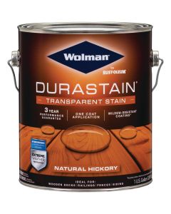 Wolman RainCoat One Coat Transparent Exterior Stain, Natural Hickory, 1 Gal.