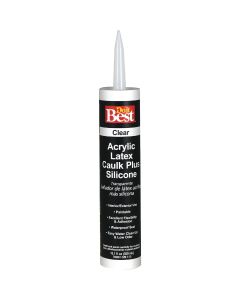 Do it Best 10.1 Oz. Clear Siliconized Acrylic Latex Caulk